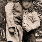 1957•Me with cousin Johnny (cowboy hat)